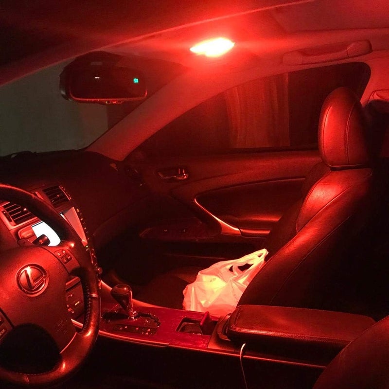 Alla Lighting Super Bright DE3022 DE3021 LED Bulbs, Red Dome, Map, Trunk, Step Courtesy Lights, 31mm 7065 3428 CAN-Bus Interior Festoon Lamps - Image 5